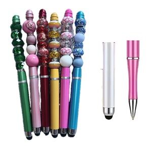 2 in 1 Beaded Stylus Pens